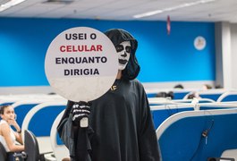 Funcionários de empresa de telemarketing de Maceió recebem orientação sobre cuidados indispensáveis no trânsito
