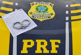 Ação da PRF prende homem com mandado de prisão em aberto por roubo, em rodovia alagoana