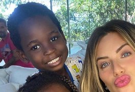 Gio Ewbank se declara para o filho Bless: ''Como você é lindo e amoroso''