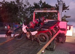 Operação conjunta do BPTran e 4ª Companhia apreende motos adulteradas e prende dois homens em Marechal Deodoro