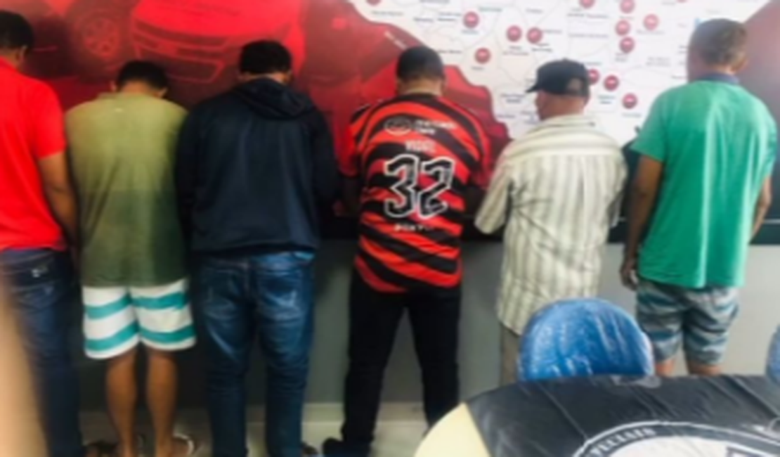 Ação policial prende seis pessoas e apreende armas no Sertão alagoano