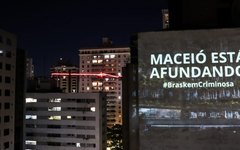 Projeção sobre crimes da Braskem em SP