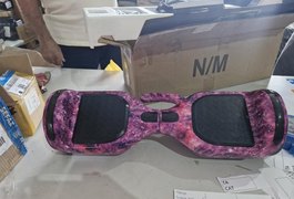 Sefaz Alagoas realiza grande leilão de mercadorias apreendidas; câmeras e até patinete elétrico estão entre os itens