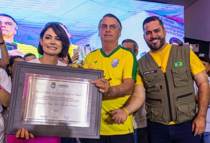 Michelle Bolsonaro recebe título de cidadã honorária de Maceió