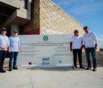 Paulo Dantas destaca parceria com Governo Federal durante entrega de viaduto em Porto Real do Colégio