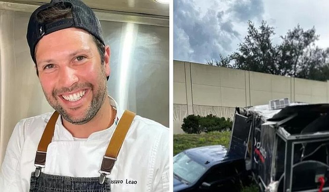 Gustavo Leão sofre acidente grave com food truck de pizza nos EUA