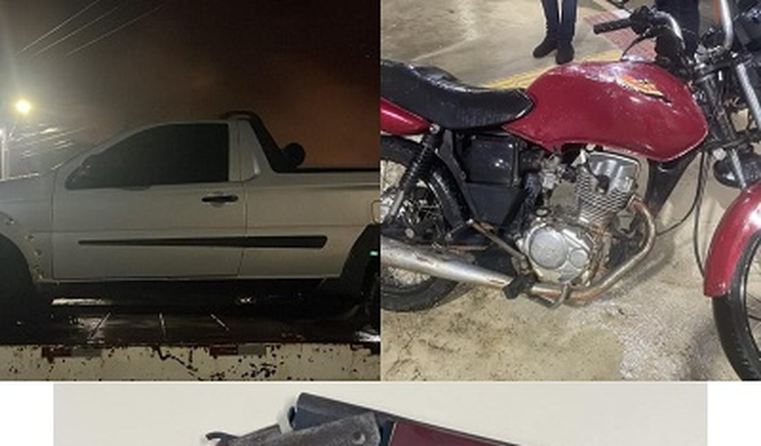 Pelopes prende suspeito de roubar dois veículos na zona rural de Arapiraca; comparsa fugiu