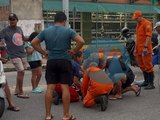 Colisão deixa duas jovens com escoriações no bairro Brasília, em Arapiraca