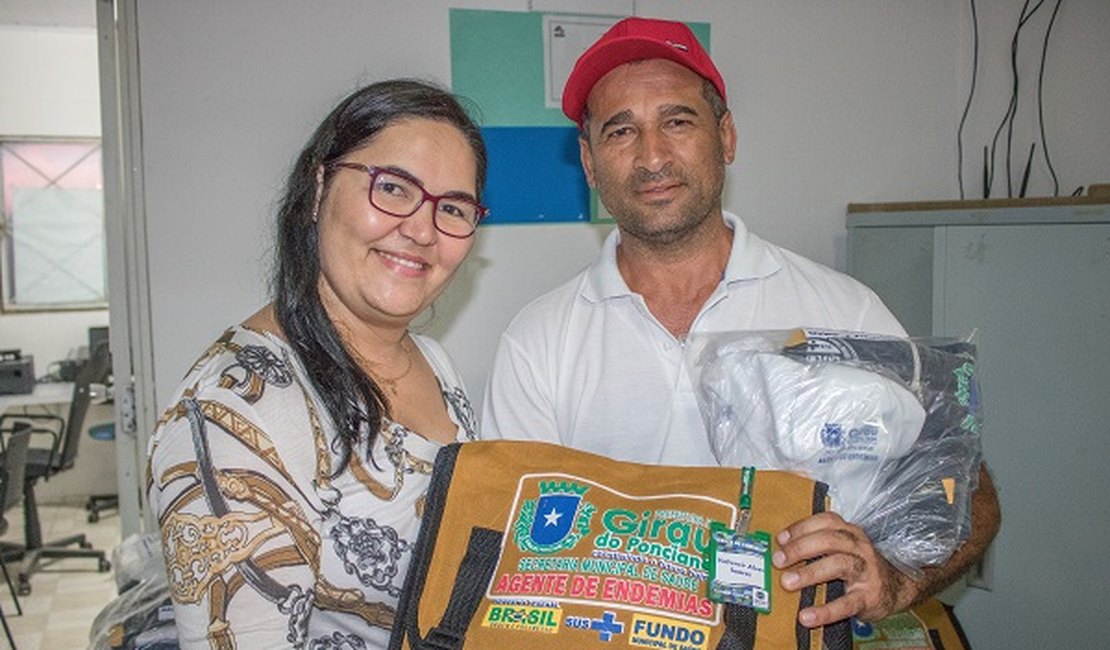 Prefeitura de Girau do Ponciano viabiliza material de trabalho para agentes de endemias
