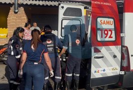 Motociclista fica ferido após colisão com carro em Arapiraca