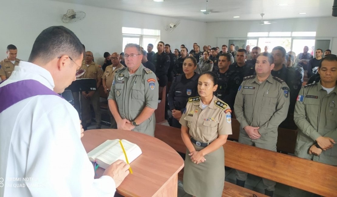3° BPM celebra missa em comemoração aos oito anos de criação do Pelotão de Policiamento Montado