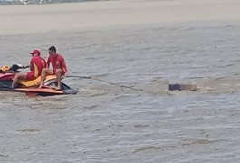 Cadáver com rosto desfigurado é encontrado em rede de pesca na Lagoa Mundaú