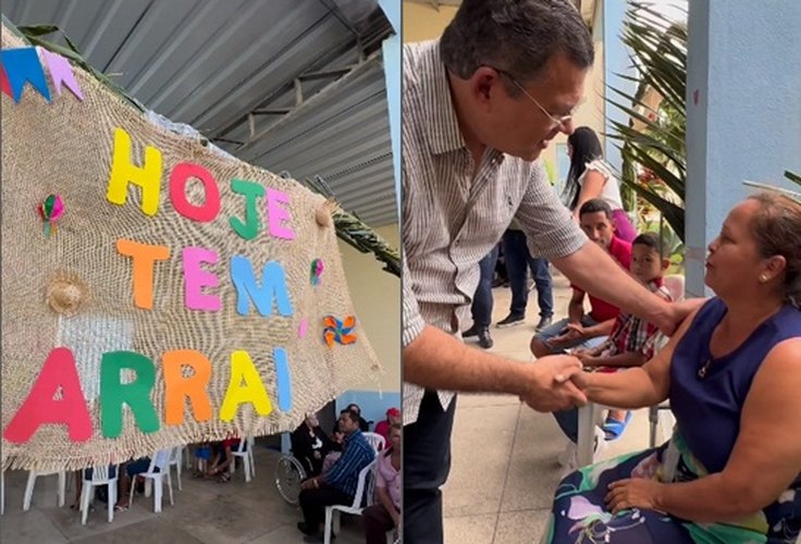 Prefeito Flávio do Chico da Granja participa de arraial do Centro de Reabilitação de Feira Grande