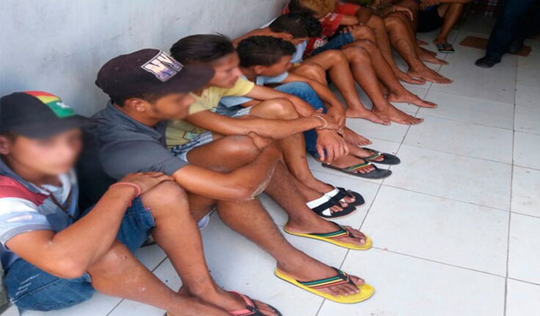 Guarda Municipal apreende 11 menores com drogas dentro de residência