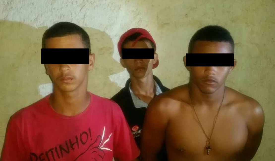 Três adolescentes são apreendidos com 'cinquentinha' roubada em Arapiraca