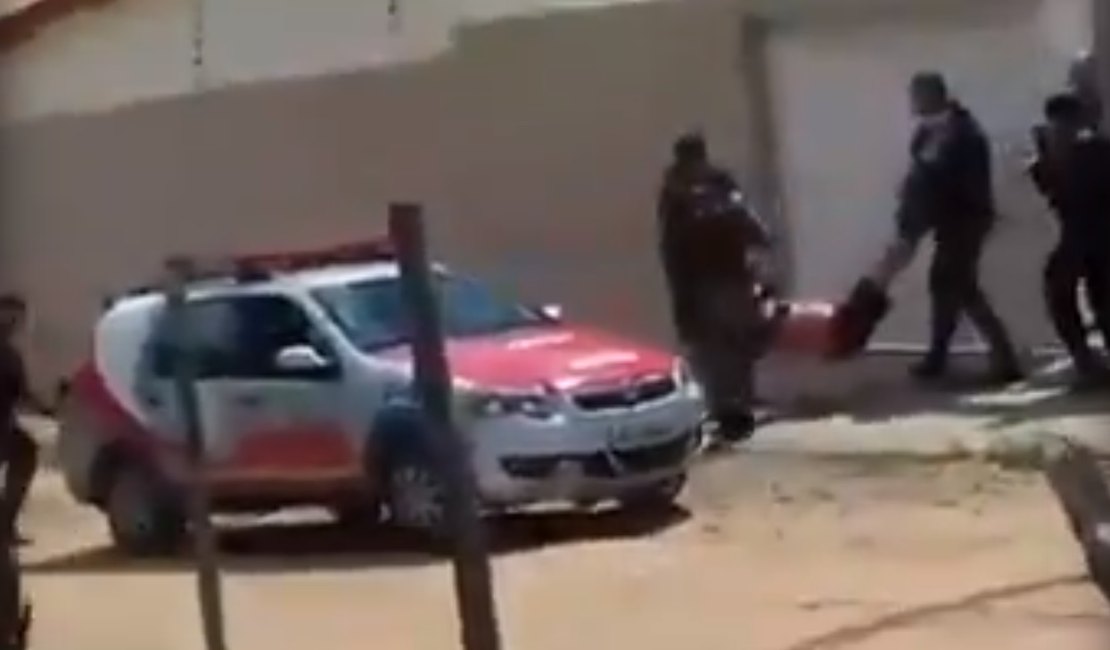 Baleado pela PM após matar esposa em Palmeira dos Índios, idoso morre na UE