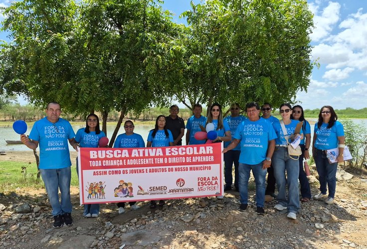 Jaramataia reforça combate à evasão e realiza ﻿busca ativa de estudantes