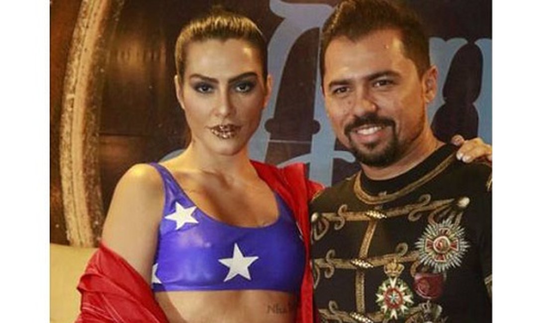 Cleo Pires arrasa com fantasia de Mulher-Maravilha em festa do Aviões do Forró