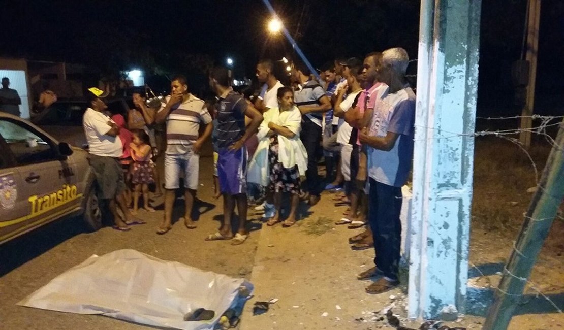 Jovem morre ao colidir moto em poste na zona rural de Arapiraca