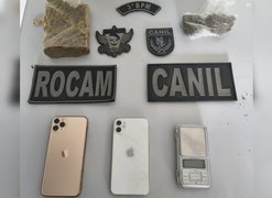 CANIL e ROCAM do 3º BPM apreendem drogas e conduzem suspeitos por tráfico em Arapiraca