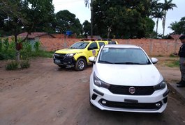 Veículo roubado de concessionária é encontrado na zona rural de Arapiraca