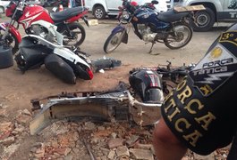 Força Tática localiza cemitério de veículos na zona rural de Arapiraca