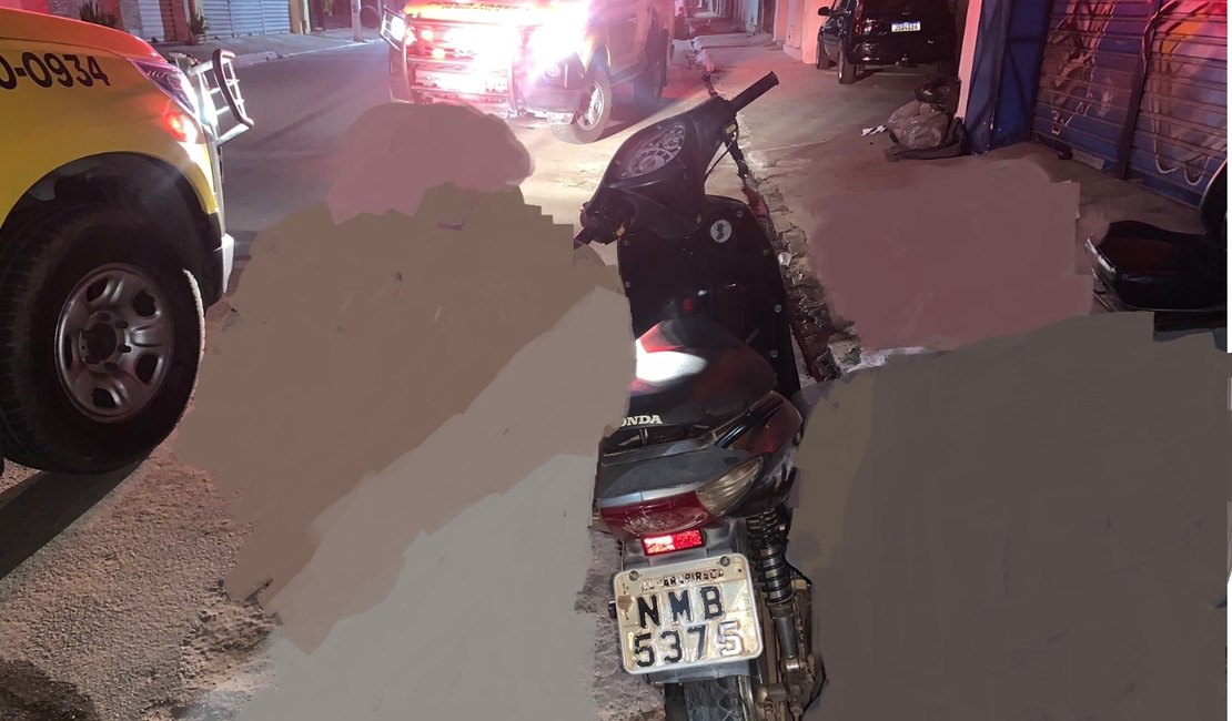 Homem tenta fugir da polícia com motocicleta roubada e é autuado em Arapiraca