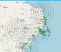 Radar da Ufal emite alerta de perigo potencial por causa das chuvas