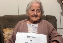 Com pressão alta, diabetes e câncer de pele, idosa de 94 anos vence Covid-19