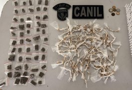 Polícia Militar de Alagoas apreende armas e drogas em Arapiraca e Satuba