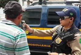 PRF flagra motociclistas embriagados nas BRs em Alagoas