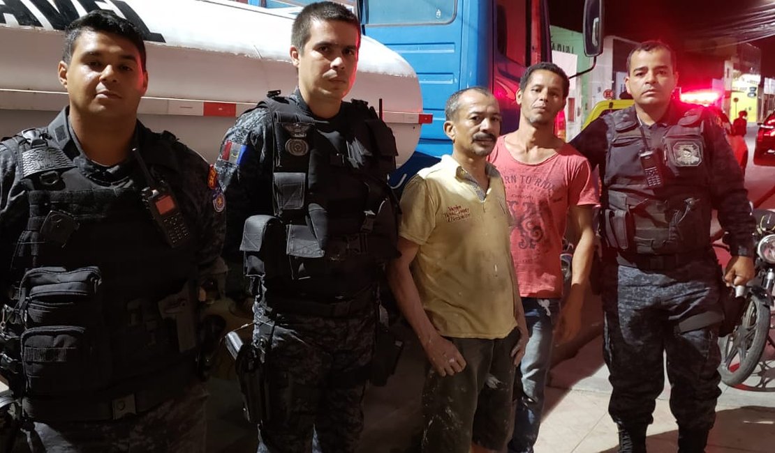 Vídeo. Rocam socorre homem que passou mal enquanto pintava interior de caminhão pipa, em Arapiraca