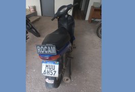 Durante rondas pela cidade, Rocam do 3º BPM localiza motocicleta com queixa de roubo, em Arapiraca