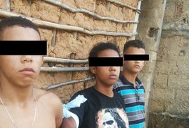 PM apreende adolescentes com drogas e arma em Roteiro