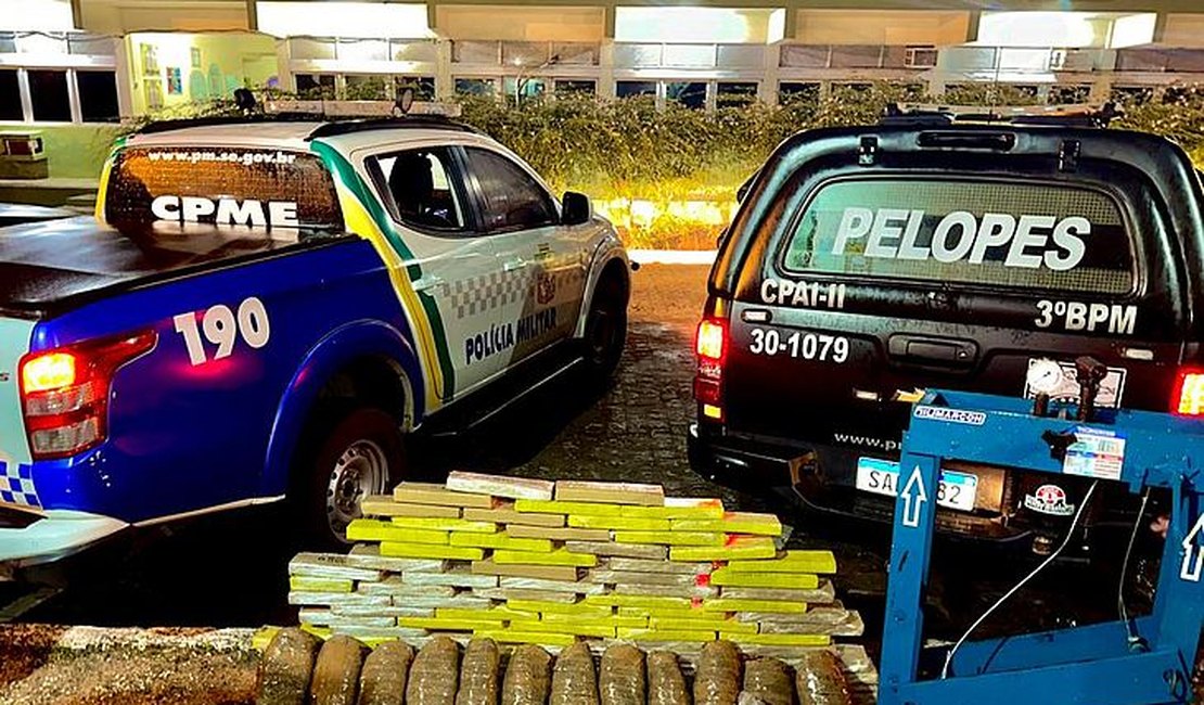Após prisão de traficante em Sergipe, 93kg de drogas são apreendidos em casa abandonada em Arapiraca