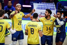 Brasil arranca virada contra Ucrânia e se recupera na Liga das Nações Masculina
