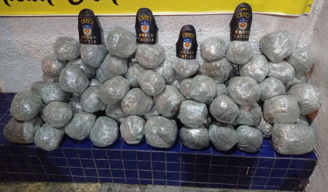 Polícia interrompe venda de mais de 83kg de maconha em Maceió