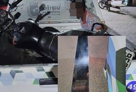 Homem é preso após tentar matar pai e filha a pedradas e facadas em Girau do Ponciano