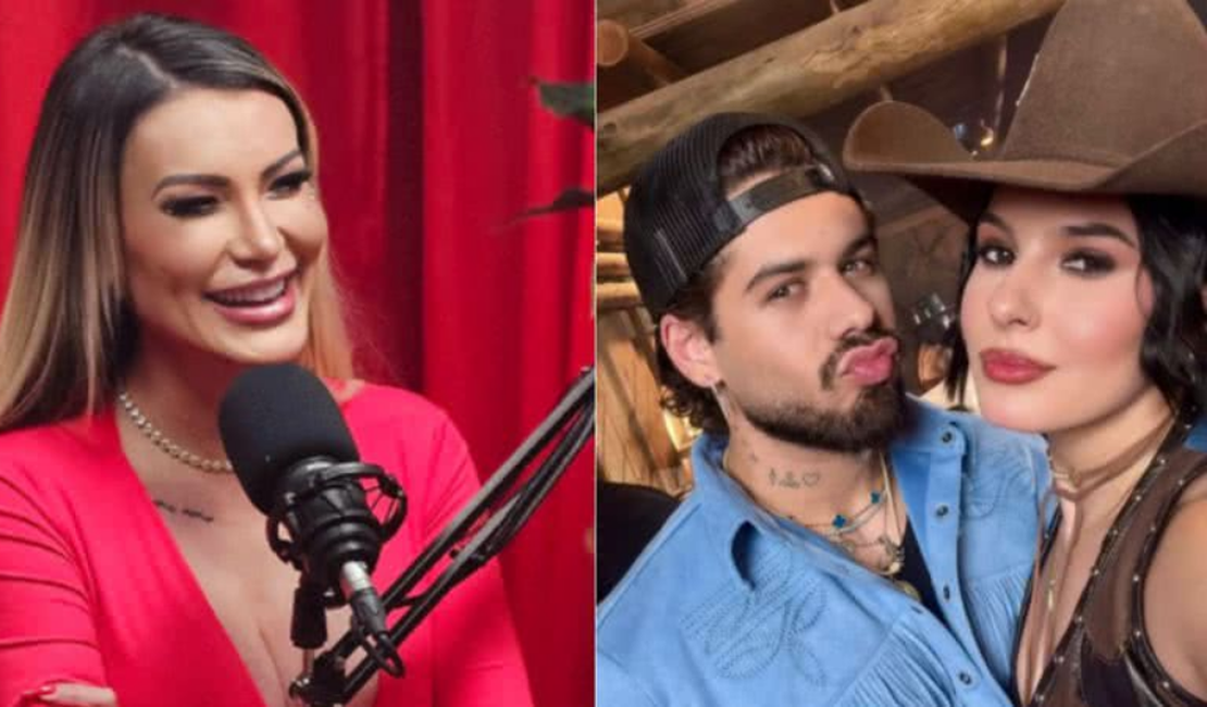 Estrela de filmes de 'amor intenso', Andressa Urach cutuca Zé Felipe: 'Ele não chupa a manga bem'