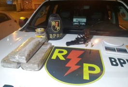Polícia apreende aproximadamente seis quilos de maconha e arma de fogo em Maceió
