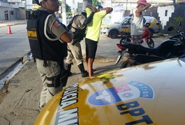 BPTran autua 39 condutores durante operação neste feriado, em AL
