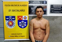 Polícia Militar captura jovem foragido da justiça de AL