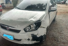 PM vai atender à ocorrência de trânsito e acaba recuperando veículo roubado, em Arapiraca