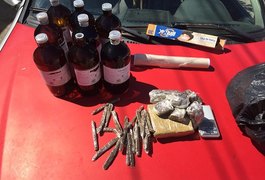 Maconha e material para loló são localizados dentro de residência em Arapiraca