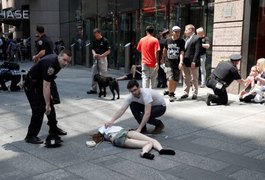 Vídeo: atropelamento na Times Square, em Nova York