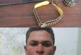Força Tática prende jovem armado com espingarda no Sítio Fernandes em Arapiraca