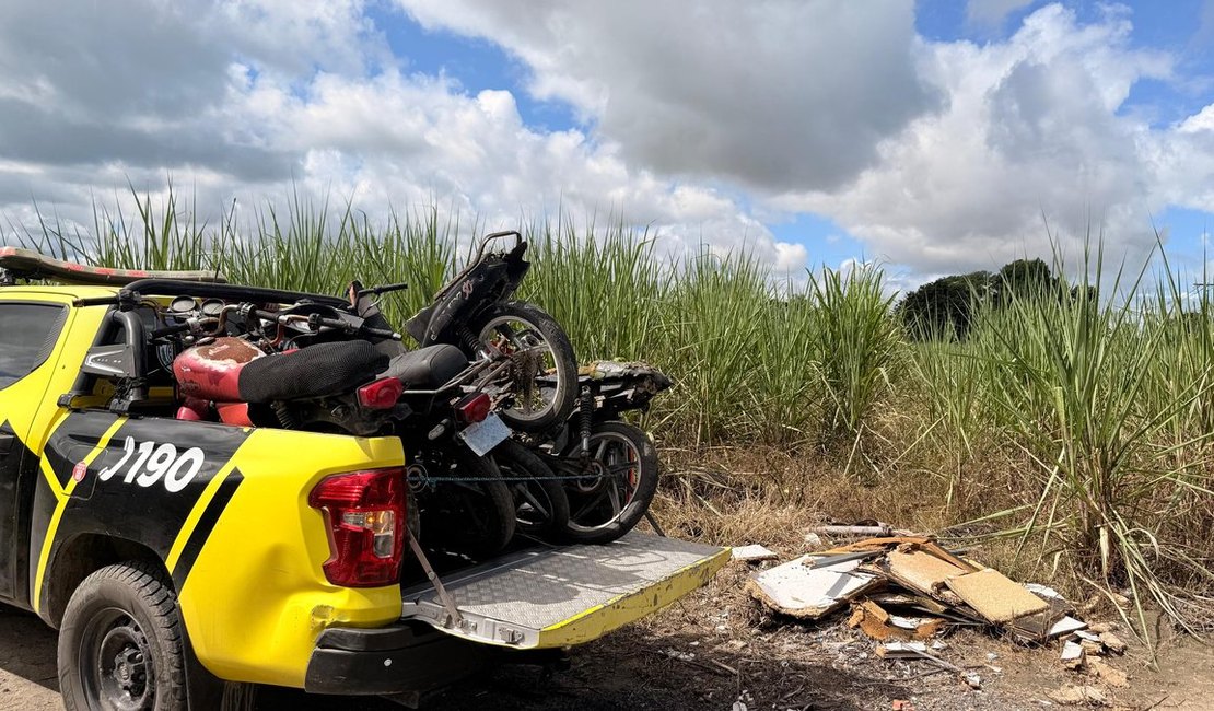 Operação da PM apreende 11 motos roubadas e furtadas durante ação integrada, ﻿em Rio Largo