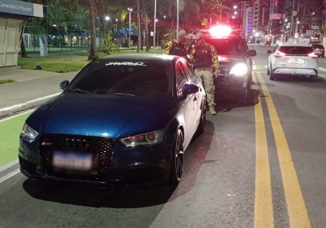 Operação Ruído Zero flagra motorista embriagado com veículo de luxo adulterado na capital alagoana