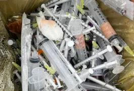 Vigilância recolhe 20 kg de lixo hospitalar contaminado em Maceió