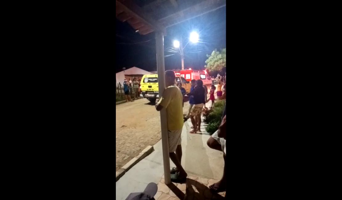 Irmã fere irmão embriagado com golpe de arma branca para defender a mãe na zona rural de Arapiraca